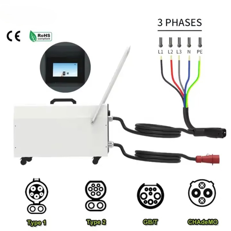 20KW-40KW Portable Charging Pi - Portable Dc Fast Charger 20Kw Ccs2 ulasan dan harga
