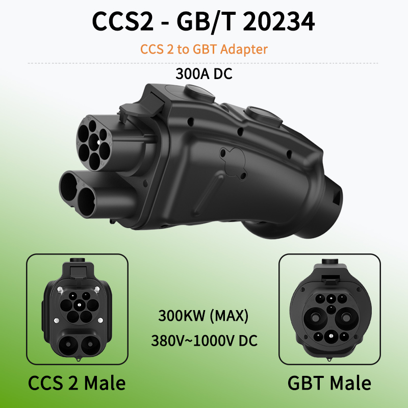 WUFEN For All Car Charge EV Ad - Gb/T To Ccs2 200A Fast Charging Adapter ulasan dan harga