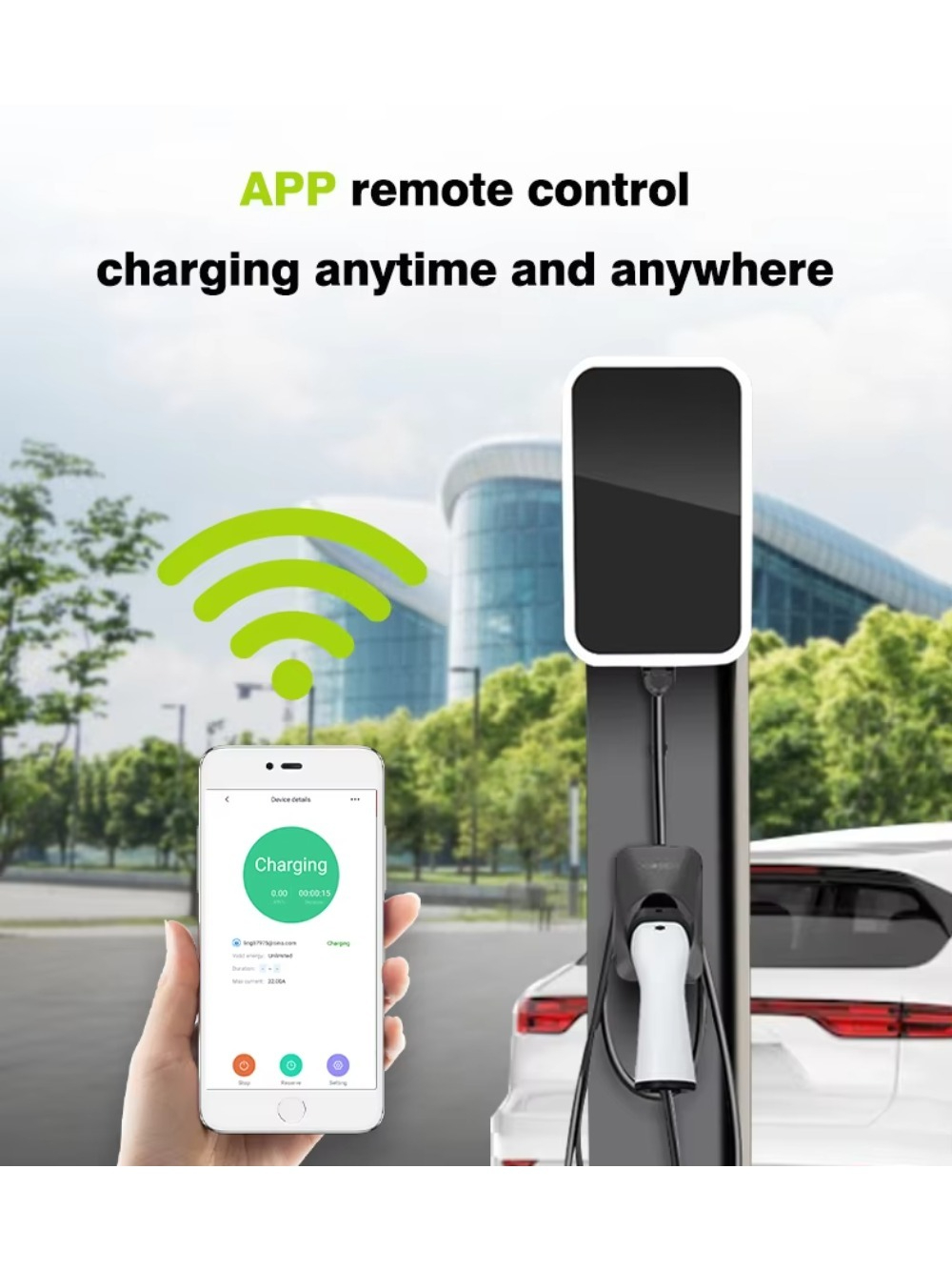 22kW AC EV Charging Station Sm - 22Kw Wallbox Type 2 Ocpp Rfid ulasan dan harga