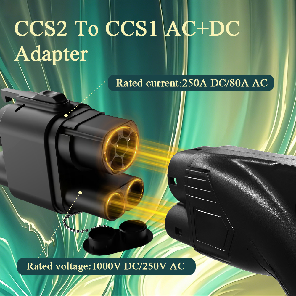 Kolanky 250KW DC+AC From CCS2  - Ccs2 To Ccs1 Fast Charge Adapter 250Kw ulasan dan harga