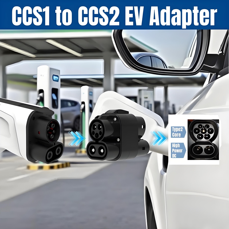 EV Charging Adapter 250A 250KW - Ccs2 To Ccs1 Fast Charge Adapter 250Kw ulasan dan harga