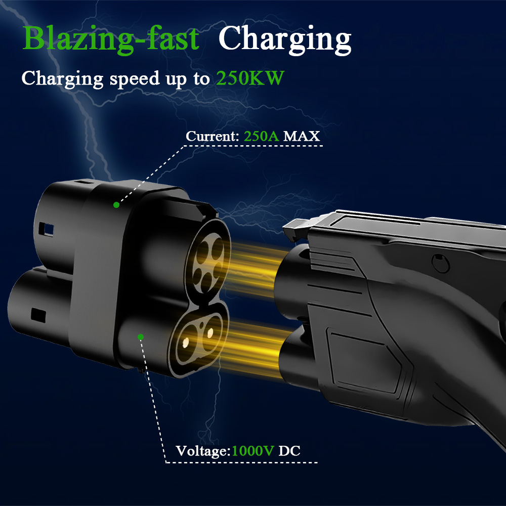 Kolanky CCS1 to CCS2 EV DC 100 - Ccs2 To Ccs1 Fast Charge Adapter 250Kw ulasan dan harga