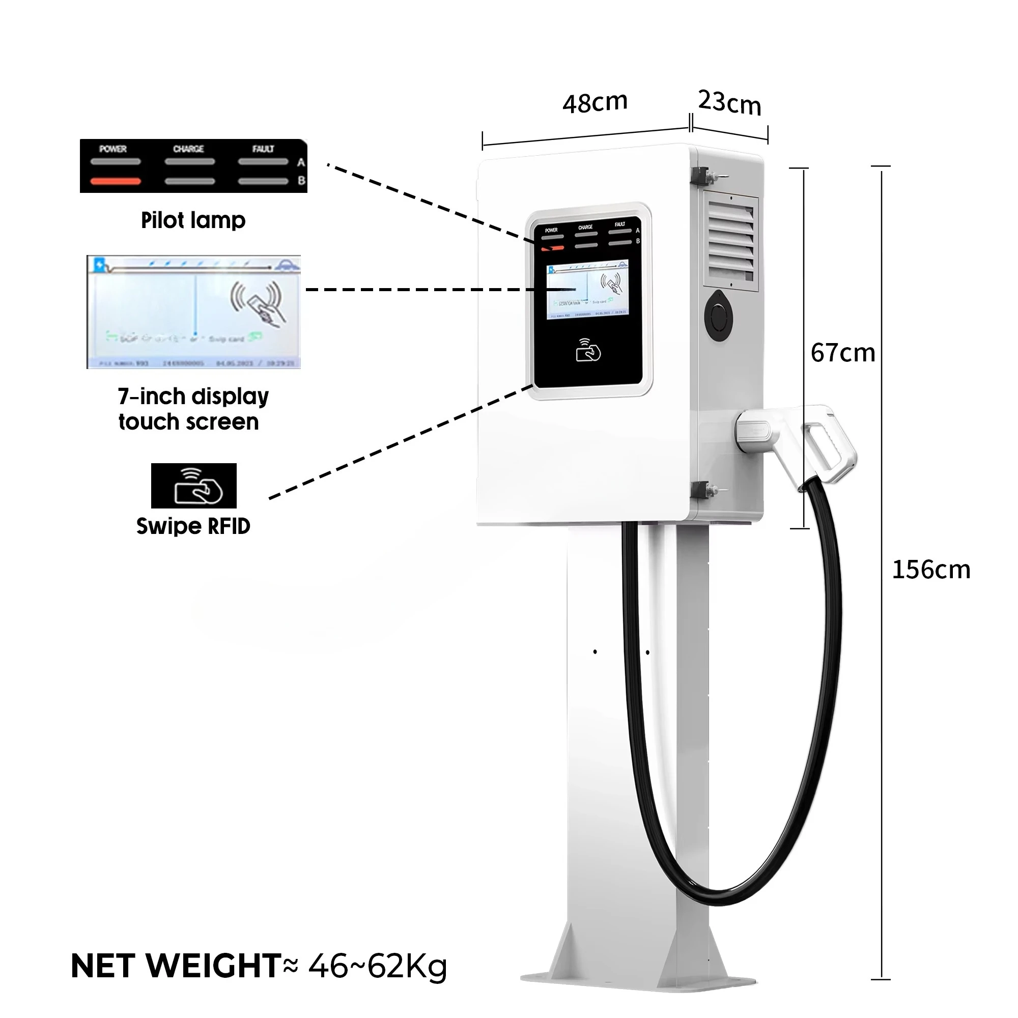 2026 Wallbox Ccs2 30kw Commerc - Dc Fast Charger 30Kw Wallbox Commercial ulasan dan harga