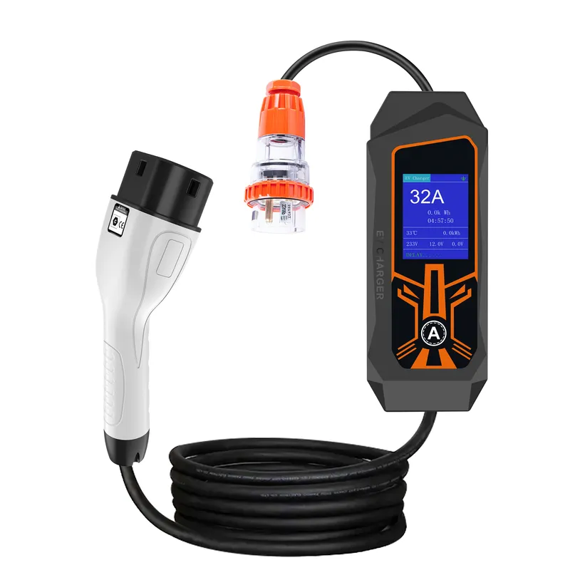 AP01 Portable EV Charger 32A 7 - Portable Ev Charger 32A Type 2 Cee Plug ulasan dan harga