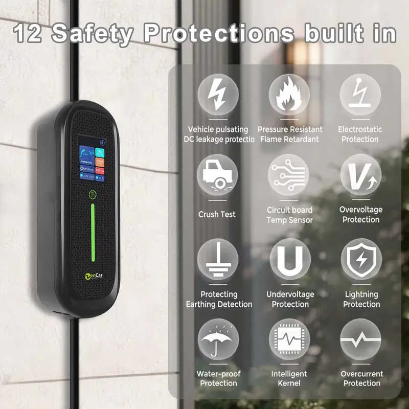7kW 32A Type 2 Portable EV Cha - Portable Ev Charger 32A Type 2 Cee Plug ulasan dan harga