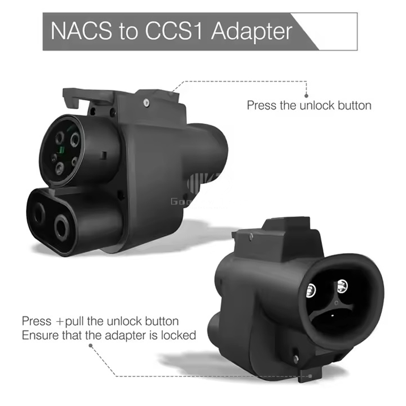 Fast DC Adapter NACS Tesla to  - Ccs2 To Ccs1 Fast Charge Adapter 250Kw ulasan dan harga
