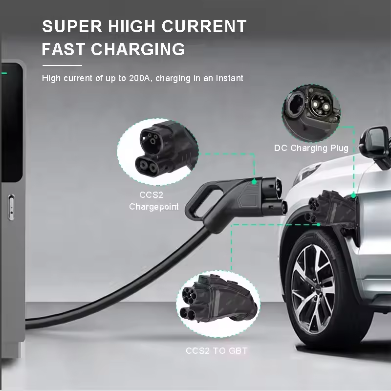 Dc Ccs2 to Gbt Adapter Combo 2 - Gb/T To Ccs2 200A Fast Charging Adapter ulasan dan harga