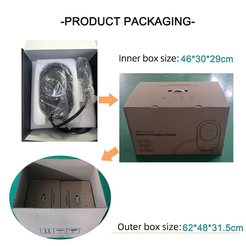 32A Home Wall-mounted Charging - 22Kw Wallbox Type 2 Ocpp Rfid ulasan dan harga