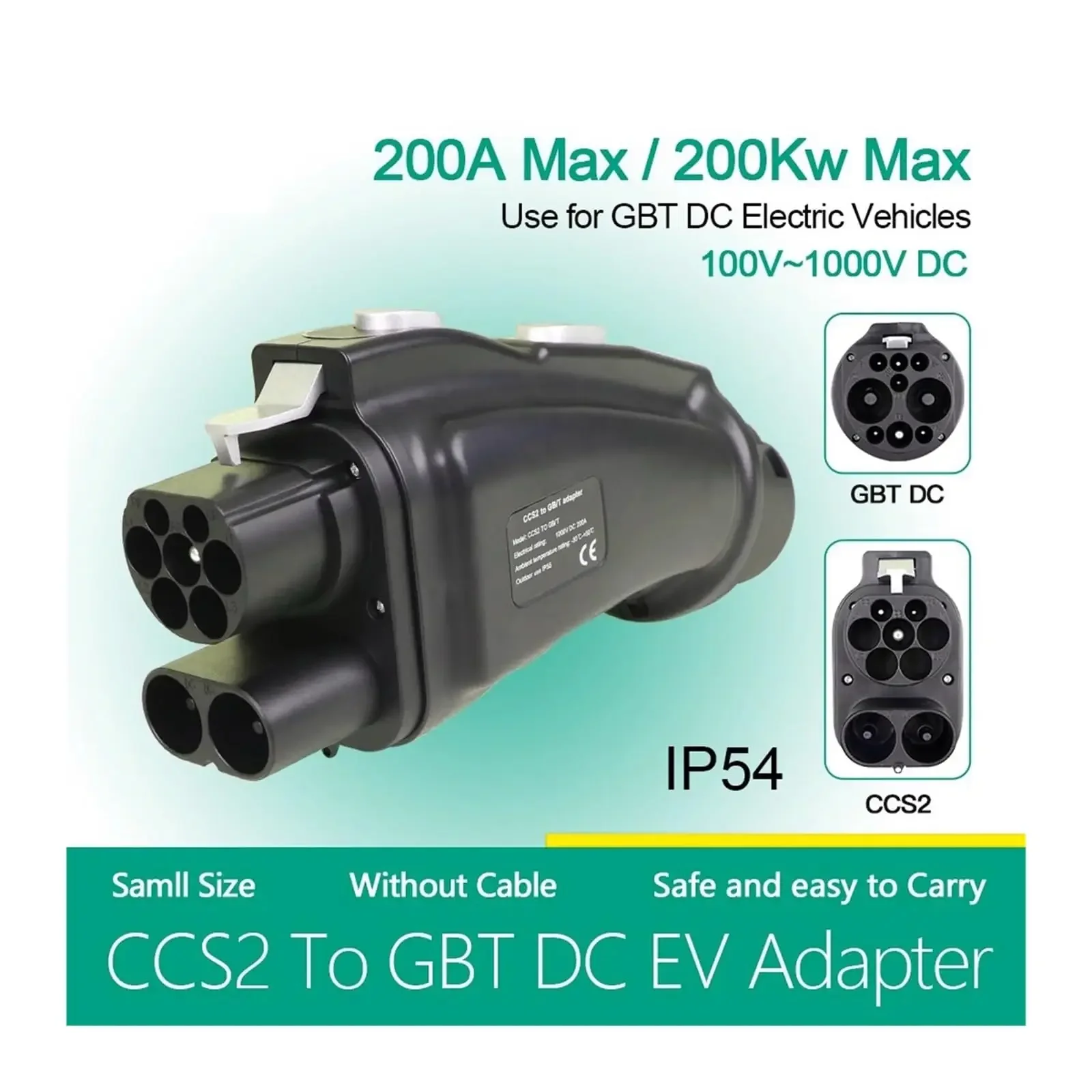 CCS Combo 2 to GB/T EV Adapter - Gb/T To Ccs2 200A Fast Charging Adapter ulasan dan harga