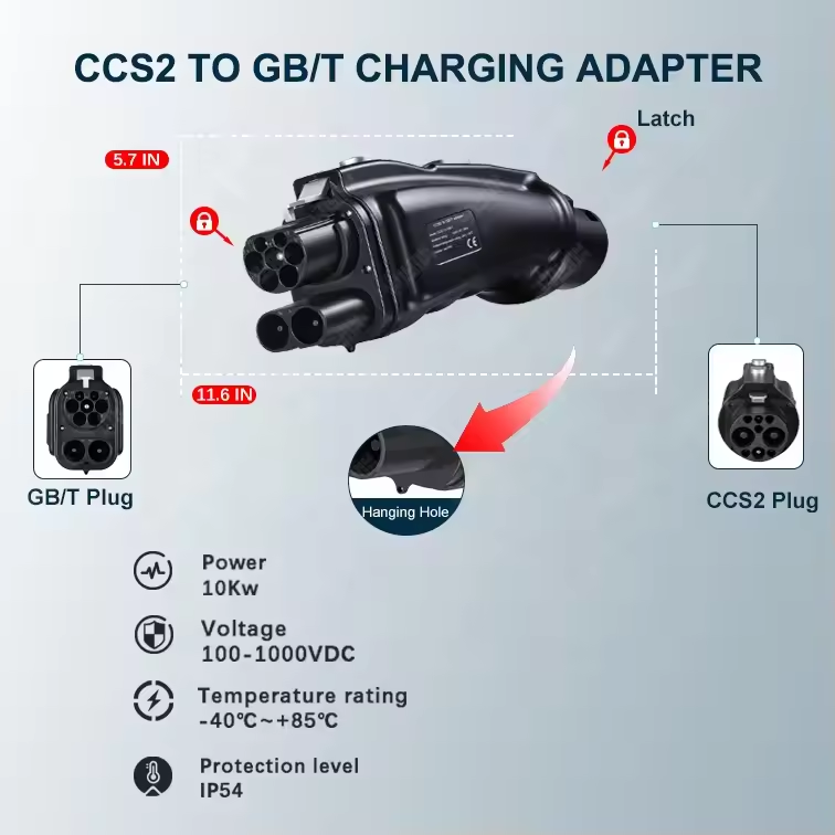 EV DC Charger 200A 250A 1000V  - Gb/T To Ccs2 200A Fast Charging Adapter ulasan dan harga