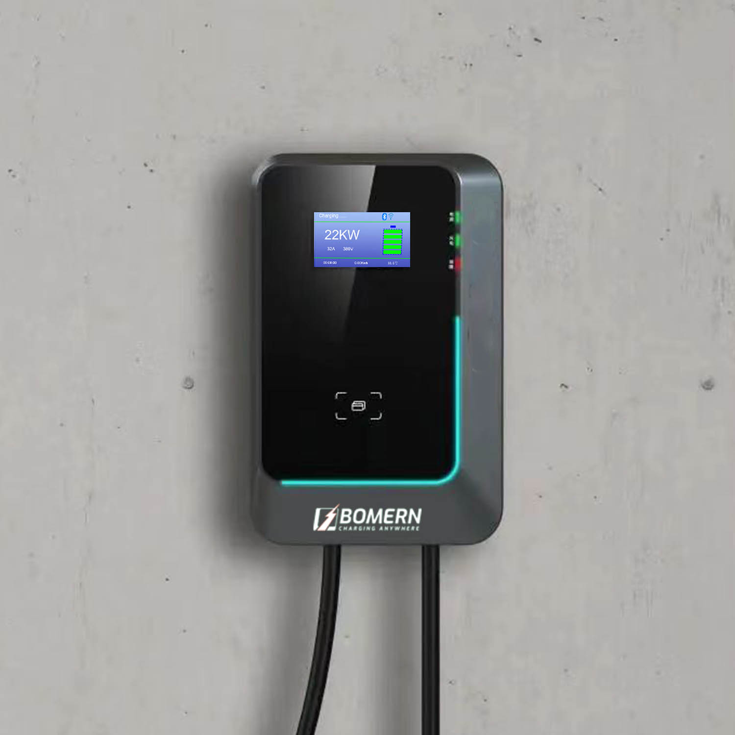 2025 Hot Sale 7kw/11kw/22kw AC - 22Kw Wallbox Type 2 Ocpp Rfid ulasan dan harga